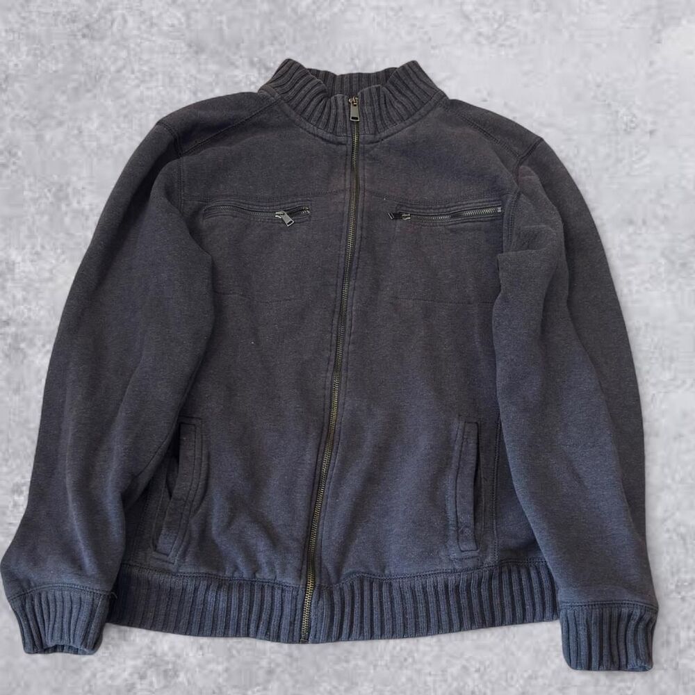 Calvin-klein Men's Grey and Black Jacket